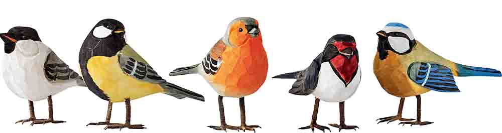 Dekorationsfåglar